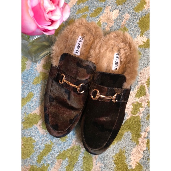 steve madden jill fur mules